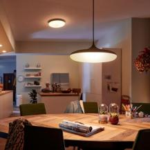 Philips Hue Bluetooth White Ambiance Pendelleuchte Cher Schwarz mit Dimmschalter für Bluetooth & ZigBee